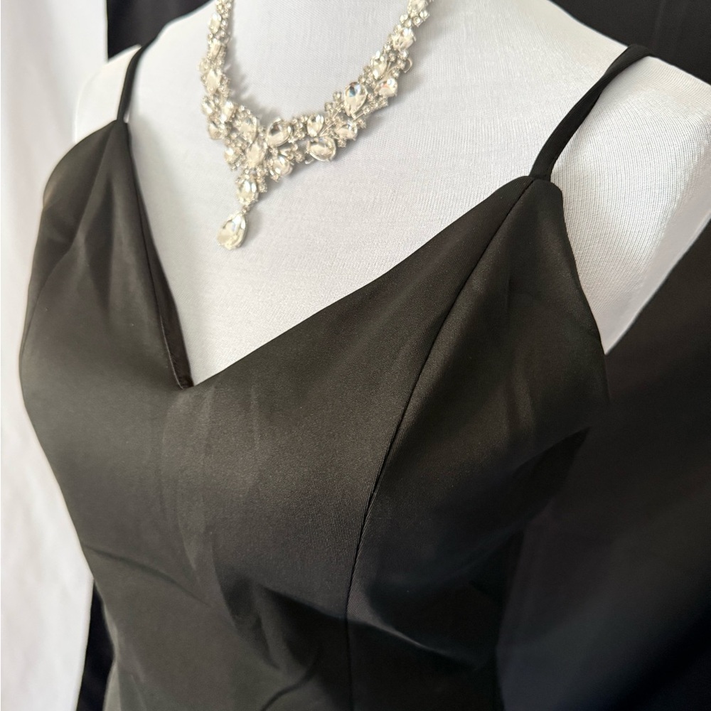 #20 Elegant Black Spaghetti Strap Dress - Picture 6 of 9